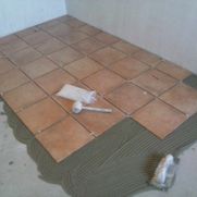 Mobapi colocando piso